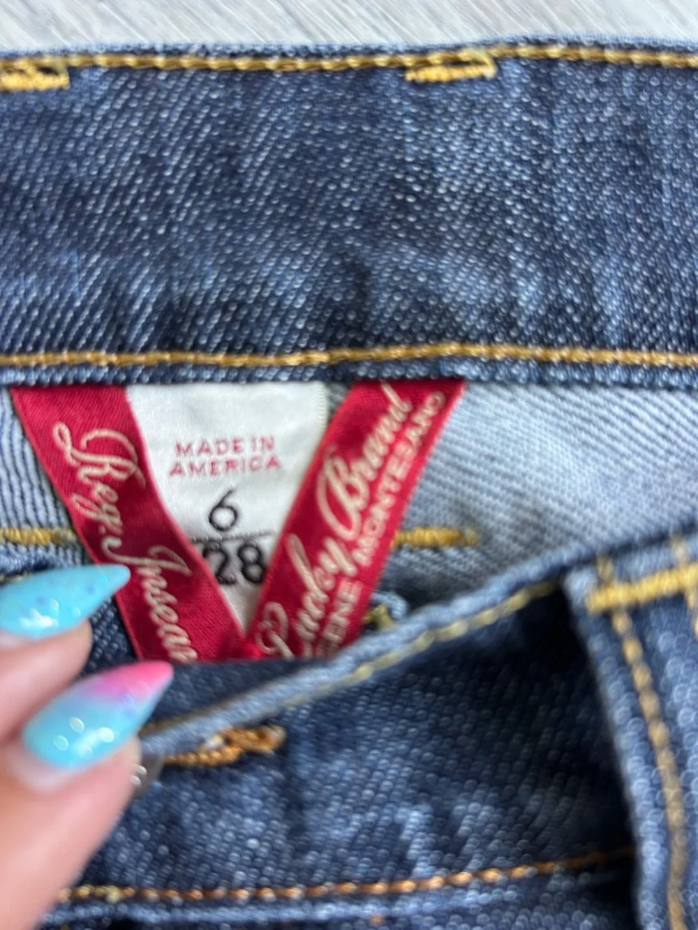 Lucky Brand Dungaree Jeans in Dark Blue Wash - Picture 2 of 9